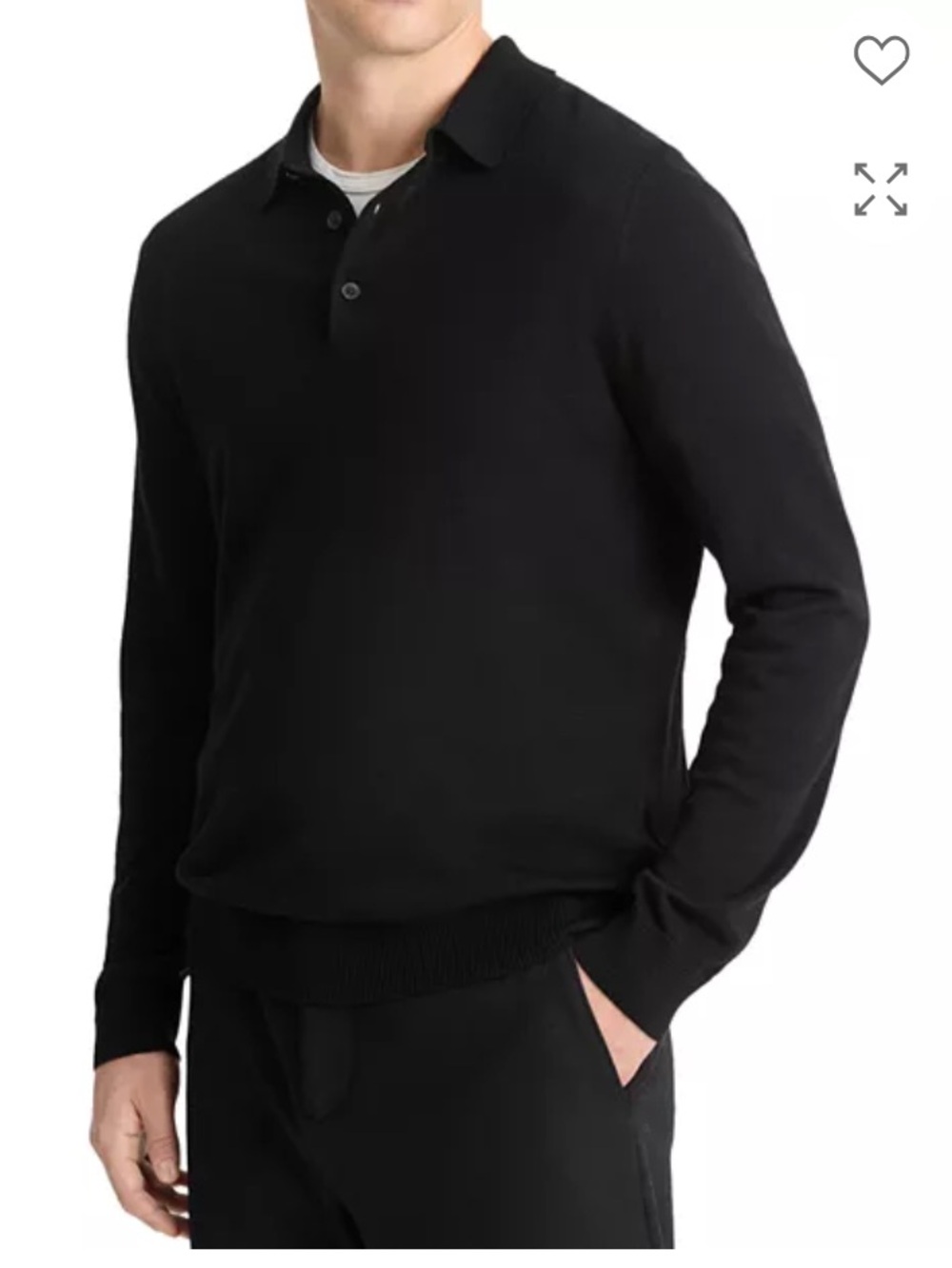 Faconnable Men’s Merino Wool Pullover Sweater.  XL